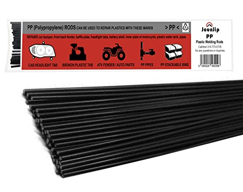 JOUNJIP Polypropylene PP Plastic Welding Rods Round 1/8in dia x 13 in. 40pk