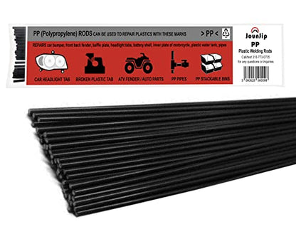 JOUNJIP Polypropylene PP Plastic Welding Rods Round 1/8in dia x 13 in. 40pk