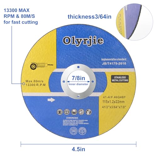 20 Pack 4 1/2 in Cut Off Wheel Cutting Wheels for Angle Grinders - style: 20 Pack