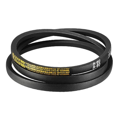 A-60 Drive V-Belt - [60-inch Inside Circumference] A-Section Rubber Drive Belt Wrapped for Transmission Use - size: A-60