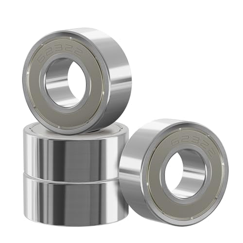 4 Pcs 623ZZ Ball Bearings, Carbon Steel, 3x10x4mm - size: 623ZZ 4Pcs