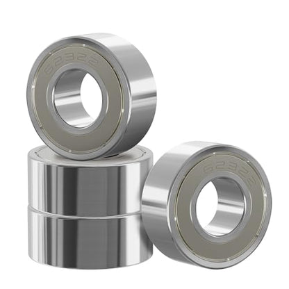 4 Pcs 623ZZ Ball Bearings, Carbon Steel, 3x10x4mm - size: 623ZZ 4Pcs
