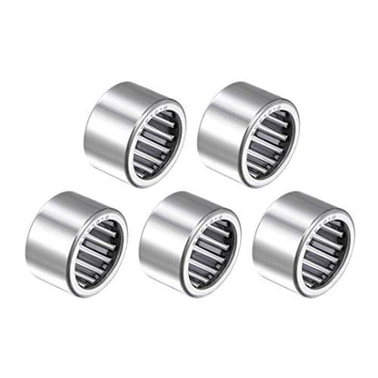 uxcell SCE1210 Needle Roller Bearings, Drawn Cup Open End, 3/4-inch Bore 1-inch OD 5/8-inch Width 12800N Static Load 17500N Dynamic Load 5pcs - size: 3/4x1x5/8"