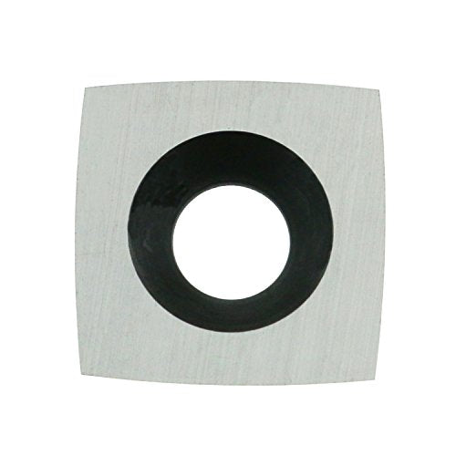 DLtools 11mm Tungsten Carbide Cutter Insert Set-2" Side Radius Square Carbide Insert Replacement Cutters (11X11X2.0-R50)4-Edge for Woodworking Lathe Turning Tools (10pcs)