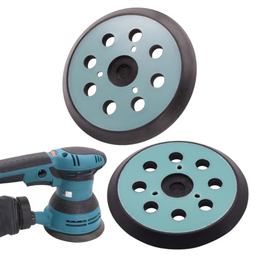 2 Pack 5 Inch Sander Pad, 3 Screw Holes Compatible with Makita & DeWalt - color: 2 Pack
