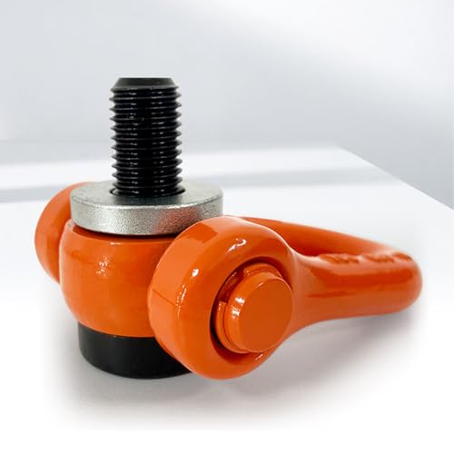 1 Pcs Swivel Eye Bolt, Metric Thread Universal Heavy Duty Swivel Hoist Rings M33 x 50 Max Load 17600Lbs 360°Rotation Made of Alloy Steel, Tensile Strength > 1080MPa - size: M33 x 50