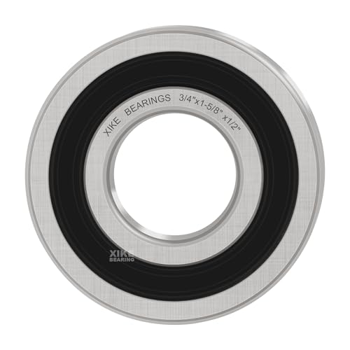 XIKE 4 Pcs Bearings 3/4" x1-5/8 x1/2", Compatible with 1630-2RS. - size: 1630-2RS Size 3/4"x1-5/8"x1/2"
