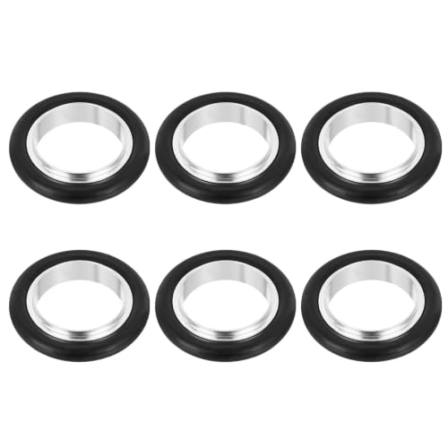 KF25 Flange Centering Ring (Aluminum Cylinder: 25mmID,26mmOD) 6Pcs - size: KF25
