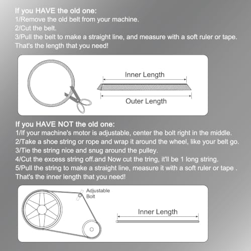 HARFINGTON A-965 V-Belts Drive Belt 965mm Inner 13mm Width 8mm Thickness Girth Rubber for Power Transmission - size: 965mm