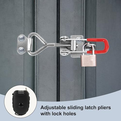 4 Pcs 4001 Toggle Latch Clamp, Stainless Steel Draw Latches
