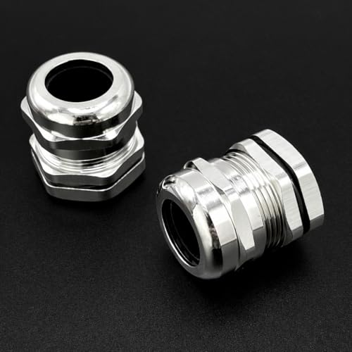 MGI SpeedWare 3/4" NPT Brass Cable Gland, Metal Cord Grip Strain Relief (2-Pack) - size: 3/4" NPT