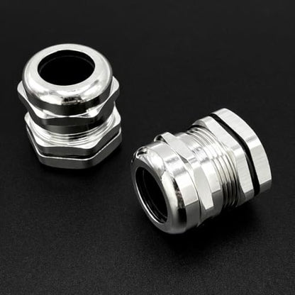 MGI SpeedWare 3/4" NPT Brass Cable Gland, Metal Cord Grip Strain Relief (2-Pack) - size: 3/4" NPT