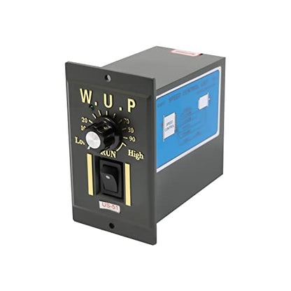120W 110V Gear Reducer Motor with Speed Controller, 45rpm 1:30 Reduction Ratio High Torque AC Worm Gear Reducer Motor 90° Right Angle Output