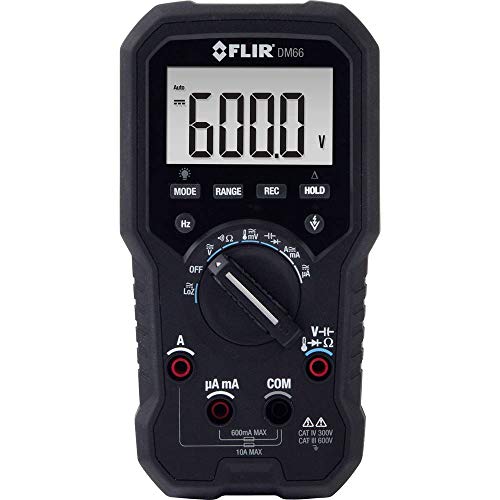 Flir DM66 True RMS Multimeter with VFD Mode, Non-Contact Voltage