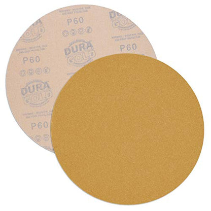 Dura-Gold Premium 9" Drywall Sanding Discs, 60 Grit, Box of 10, Hook & Loop - size: 60-Grit