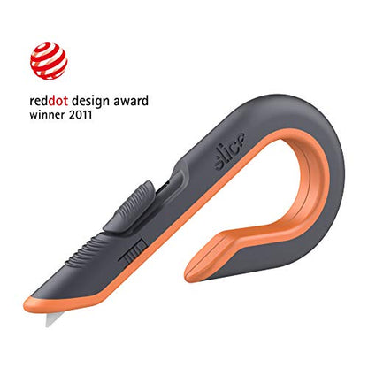Slice - 10400 Box Cutter, 3 Position Manual Button with Ceramic Blade, Locking blade - color: Locking Blade, size: 1 Pack