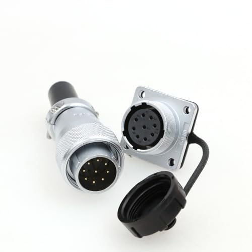 WEIPU High Voltage WS20 2-Pin TQ Male Plug Z Female Socket Metal Aviation Circular Connector for Solar Panel - size: 2 Pin 25A