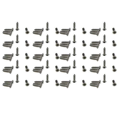 XunLiu M1.2X5mm 304 Stainless Steel Self-Tapping Screws 100 Pack - size: M1.2X5mm