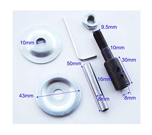 Shaft Arbor Extension Motor Arbor Threaded Shaft (2 Sets) - color: 2 sets