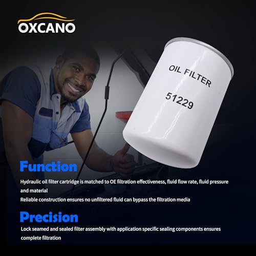 Hydraulic Filter Compatible with John Deere 670 750 650 950 790 - style: 51229