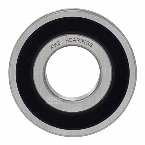 XIKE 4 Pcs 6203-8-2RS Bearings 1/2" x40x12mm, Double Rubber Seals. - size: 6203-8-2RS 1/2"x40x12mm