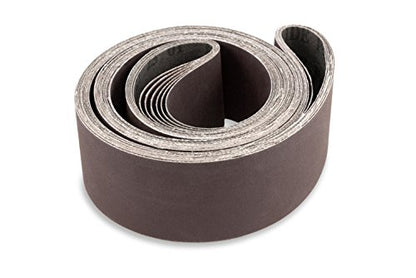 Red Label Abrasives 2 X 72 Inch 120 Grit Aluminum Oxide Multipurpose Sanding Belts, 6 Pack - size: 120 Grit