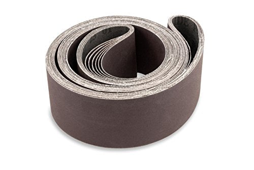 Red Label Abrasives 2 X 72 Inch 60 Grit Aluminum Oxide Multipurpose Sanding Belts, 6 Pack - size: 60 Grit
