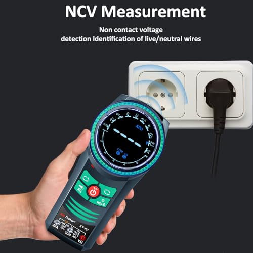 Digital AC/DC Professional Multimeter Tester, TRMS 6000 Counts Auto-ranging