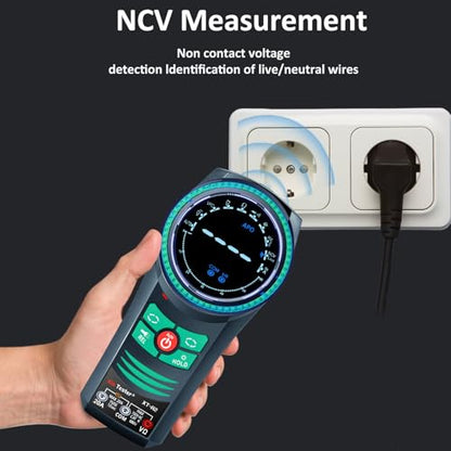 Digital AC/DC Professional Multimeter Tester, TRMS 6000 Counts Auto-ranging