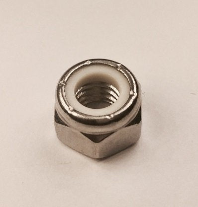 8-32 Nylon Insert Lock Nut Stainless Steel 18-8 Stainless Steel (304) Pack of 100