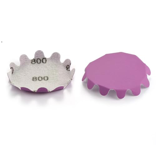 MAXMAN 2"Sanding Discs, 800 Grit Flex Edge Sandpaper, for Drill/Bowl Sander - style: 800 Grit