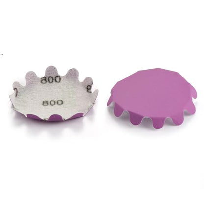 MAXMAN 2"Sanding Discs, 800 Grit Flex Edge Sandpaper, for Drill/Bowl Sander - style: 800 Grit