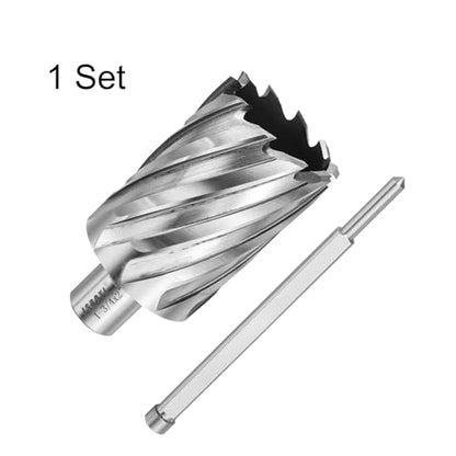 HARFINGTON Annular Cutter 1-3/4" Cutting Diameter Shank 3/4" with 2" Depth of Locating Pin M2 High-Speed Steel Drill Bit Annular Cutter for Standard Magnetic Drills Machine Tools Mills - size: 1-3/4 inch * 2 inch