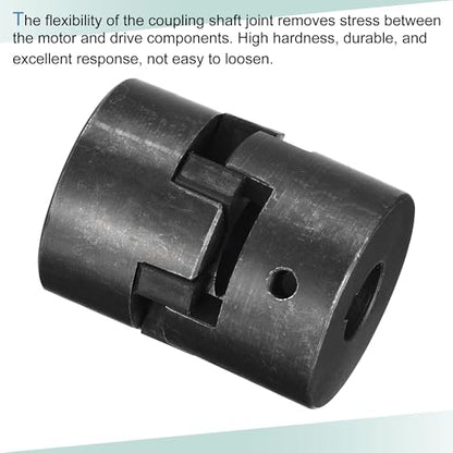 MECCANIXITY Flexible Coupling Shaft 16mm to 19mm 51mm x 44mm Motor Coupler Joint