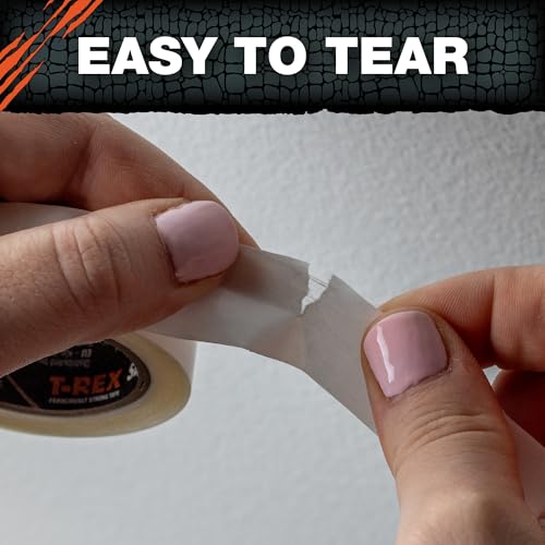 T-REX Brand Double Sided Super Glue Tape, 0.75" x 15 Yards, Clear - size: 15 Yards