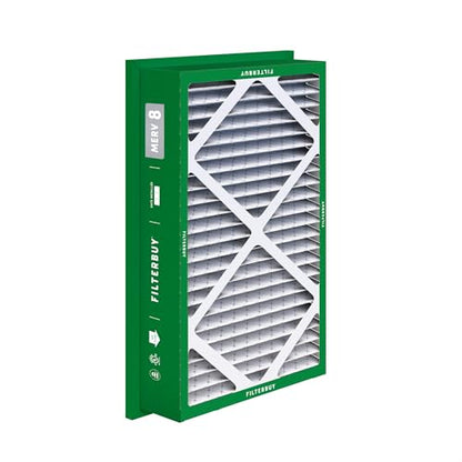Filterbuy 16x25x5 Air Filter MERV 8 Dust & Allergy Defense (2-Pack) - size: 16x25x5 (Actual: 14.38 x 23.38 x 3.69)