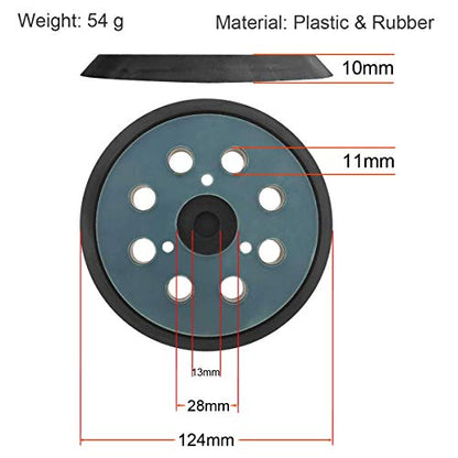 5 Inch Replacement Pad for Dewalt Random Orbit Sanders D26451 D26453 - color: 1 Pack