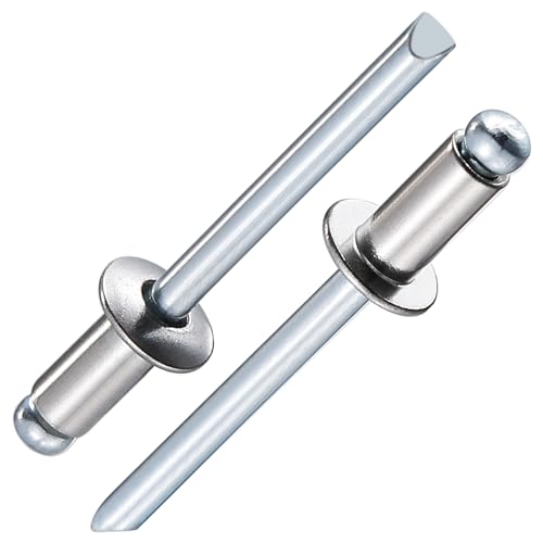 Wensilon (300Pcs) 1/8"x3/8" stainless steel blind pro Rivets,Steel handle and stainless steel mandrel - color: Stainless Steel, size: 1/8"x3/8"