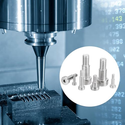 MECCANIXITY 26 Pcs 304 Stainless Steel Shoulder Bolt 4mm Shoulder Dia 10mm Shoulder Length M3x0.5 Thread Hex Socket Shoulder Bolts for Hydraulic Injection Molding Machinery Industries - size: 4mm x 10mm