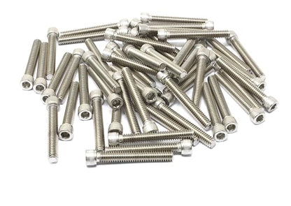 iexcell 25 Pcs 1/4-20 x 1-3/4" Stainless Steel 304 Hex Socket Head Cap Screws Bolts Kit - size: 1/4-20 x 1-3/4" ( Fully Threaded )