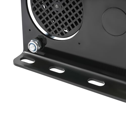Electric Hoist Winch Portable Electric Hoist with Wired Control, 881lbs Powered Hoists with Long Steel Wire Rope, for Factory, Garage & Warehouse, 98ft Lifting Height, 110V 1000W (Black) - color: Black