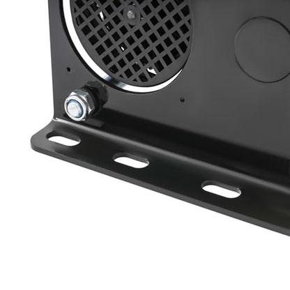 Electric Hoist Winch Portable Electric Hoist with Wired Control, 881lbs Powered Hoists with Long Steel Wire Rope, for Factory, Garage & Warehouse, 98ft Lifting Height, 110V 1000W (Black) - color: Black