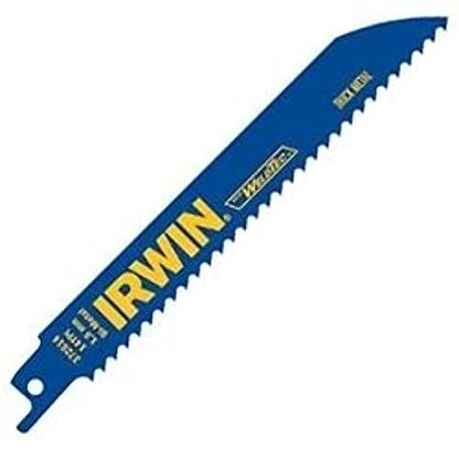 Irwin Tools - 372818BB IRWIN Tools Metal Cutting Reciprocating Saw Blade, 6-Inch, 24 TPI (372624) - size: 6", style: 24TPI / 1-count
