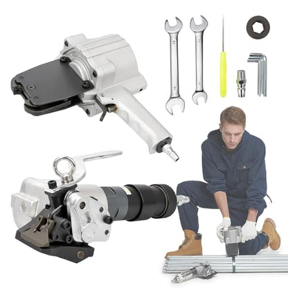 Pneumatic Steel Strapping Machine for 1.25in/3cm Width Metal Belt - size: Air Strapping Tool (1.25'')