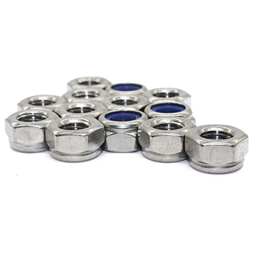Fullerkreg 10-32 Nylon Insert Hex Lock Nuts - size: 10-32 (100 Pack)