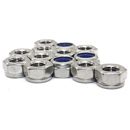 Fullerkreg 10-32 Nylon Insert Hex Lock Nuts - size: 10-32 (100 Pack)