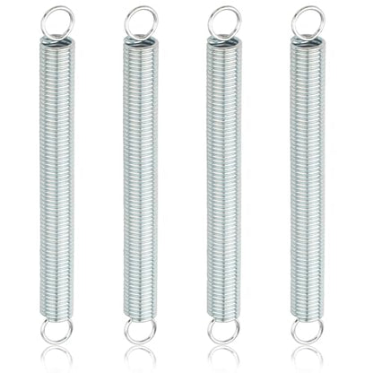 9671 Extension Spring,0.072 GA x 9/16 in. x 6 in.Closed Single Loop(4 Pack)