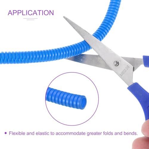 DMiotech 20ft Wire Loom Split Tubing 1/4 Inch(6.5 mm) ID Blue - color: Blue, size: 1/4"-20ft