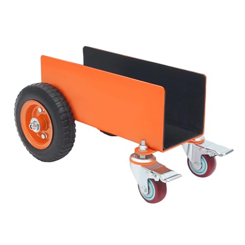Panel Dolly Heavy, 600 Lbs Capacity Duty Door Cart with 8" Solid Wheels for Drywall Sheet Material Handling All Terrain