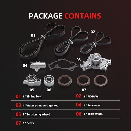 Engine Timing Belt Kit for Lexus ES330 RX330 2004-2006 - size: for ES330/ Camry/ Highlander/ Solara